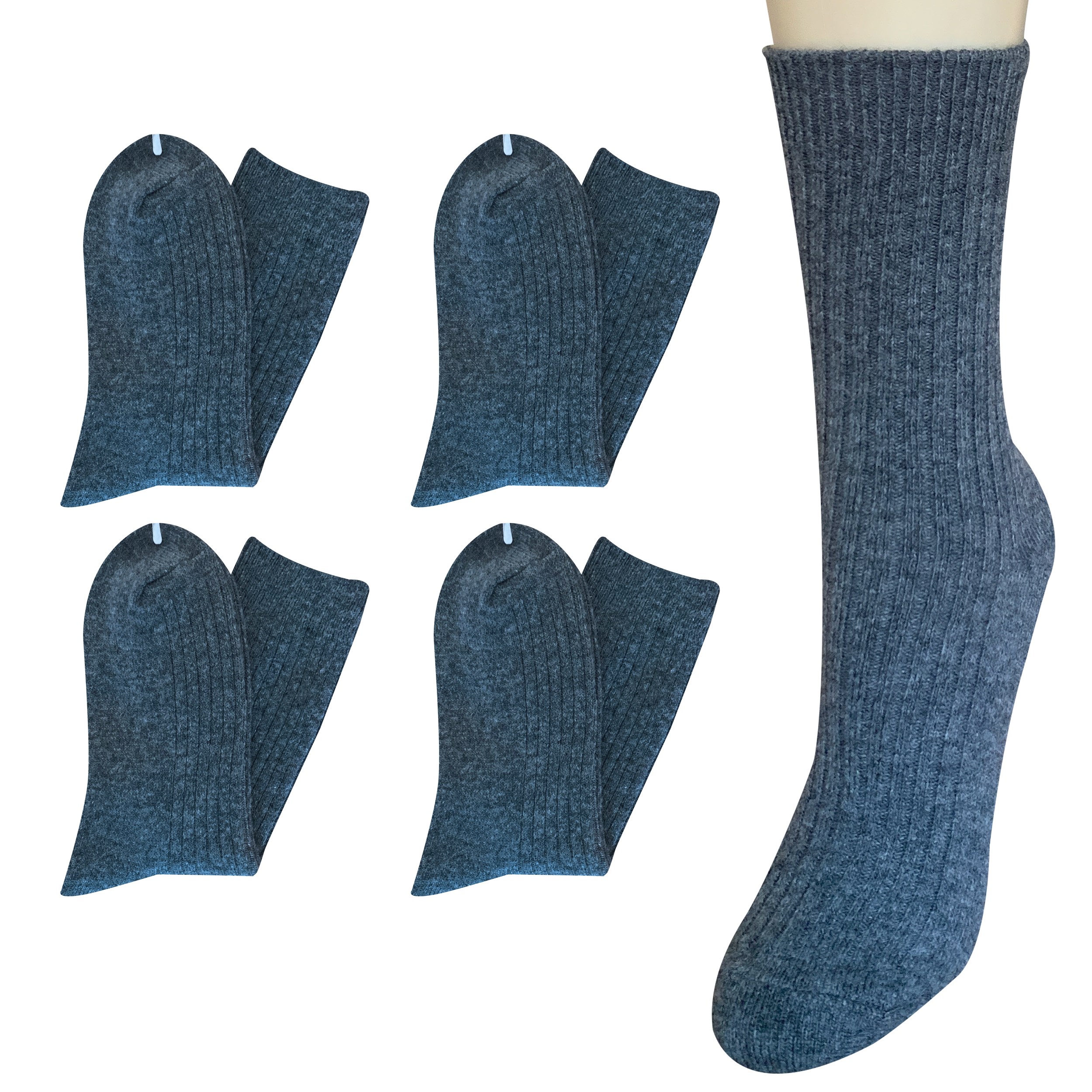 YMSOCKS 여성용 발이 따뜻한 겨울 울양말 4켤레 10,880원