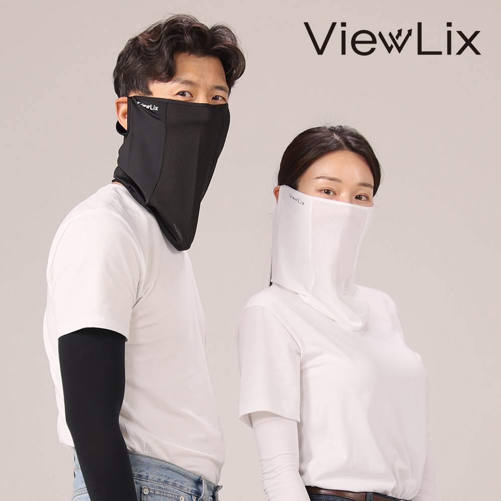 뷰릭스 UV 자외선차단마스크 냉감 골프 자전거 등산 러닝 쿨링 마스크 3색상 선택구성 38,900원