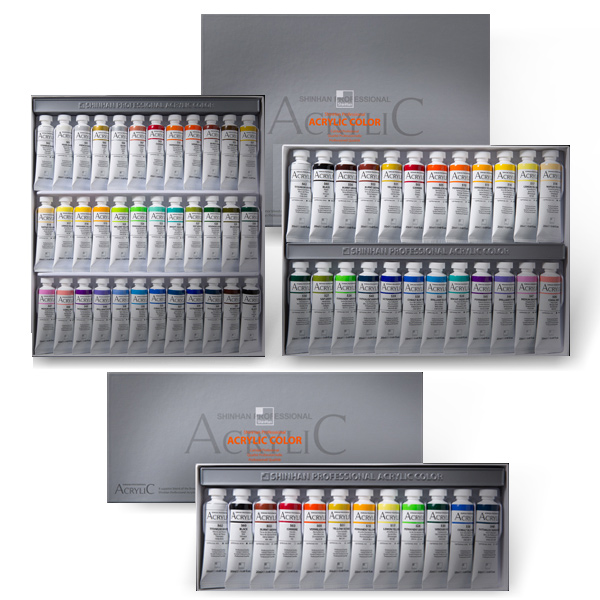 신한 전문가용 아크릴컬러 20ml 12색 24색 36색 42,100원