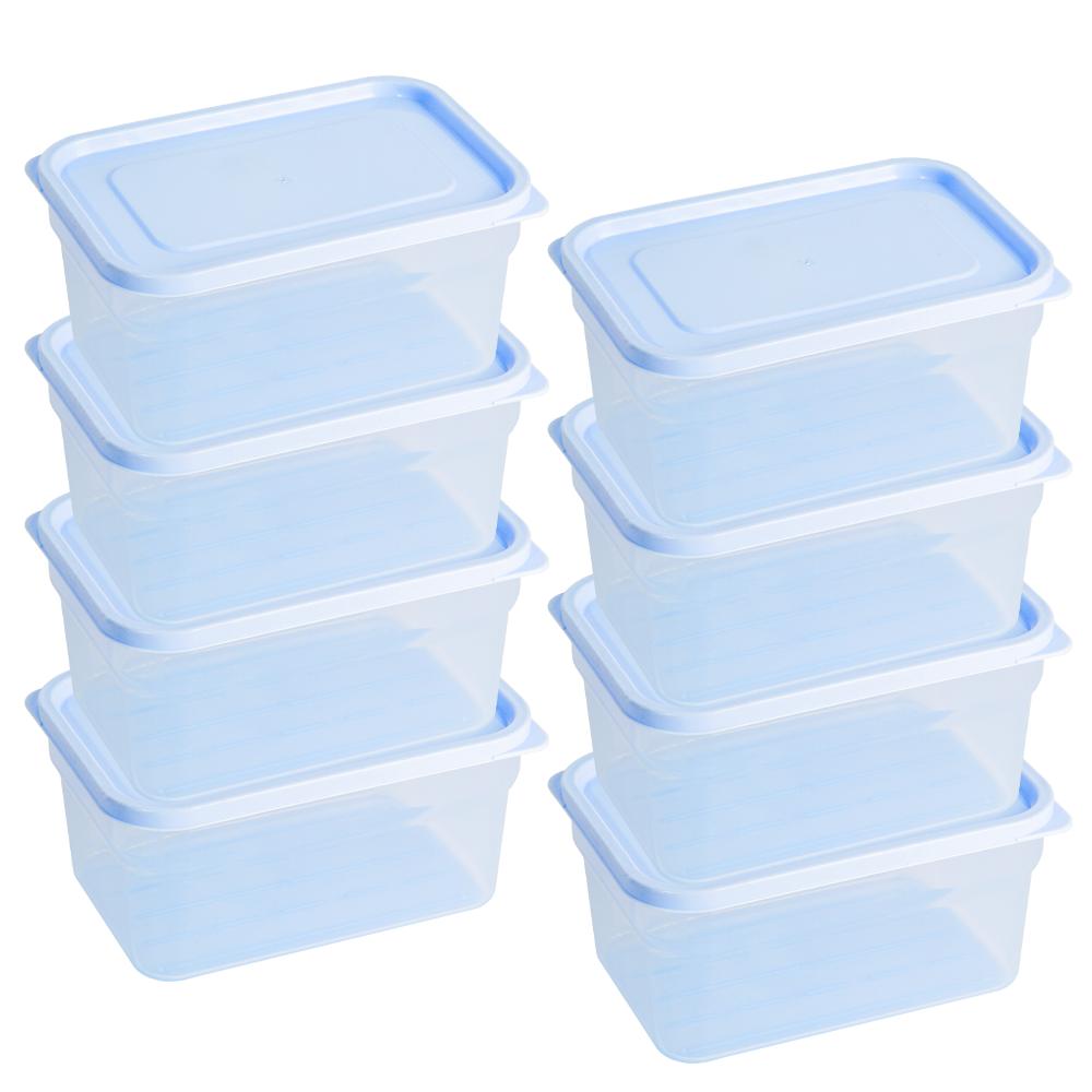 말랑핏 휘어지는 냉동실 정리용기 900ml, 8개, 1개 12,900원