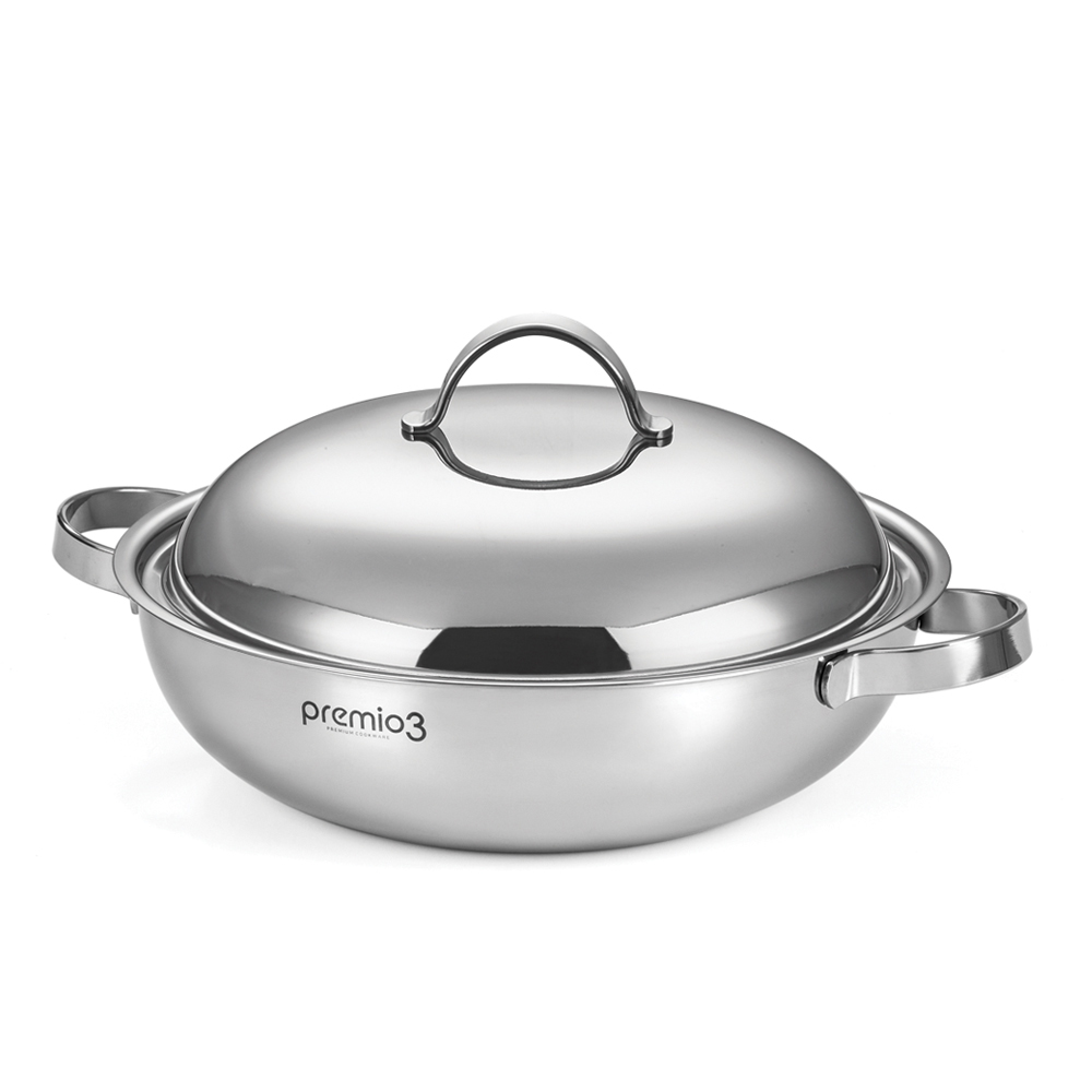 키친아트 프리미오3 스텐 궁중전골 냄비 인덕션 샤브샤브냄비 47,500원