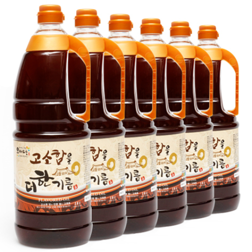 요하피플 고소함을 더한기름 1.8L 최저가판매, 6개, 1.8L 105,000원