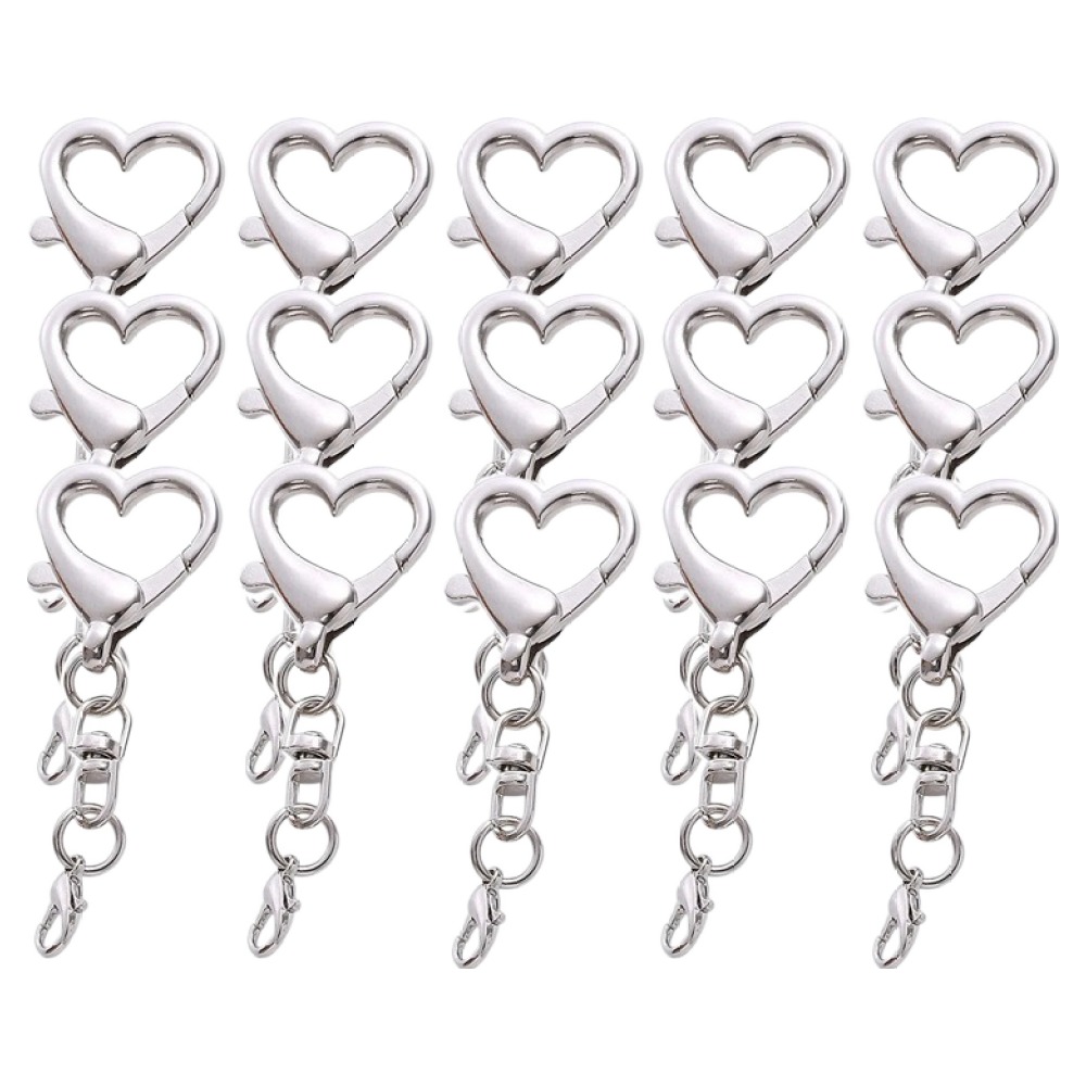 코히모 하트 열쇠고리 키링 부자재 연결 고리 5W0484, 실버, 15개 6,900원