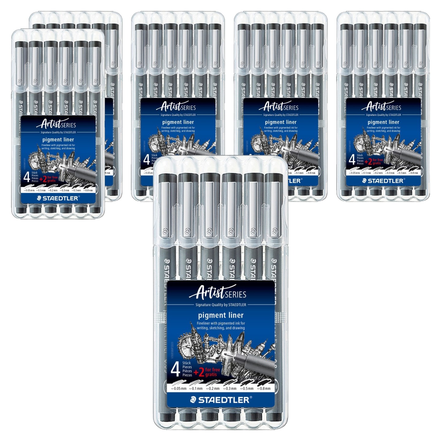 스테들러 피그먼트 라이너 308 디자인펜 6종 39,960원