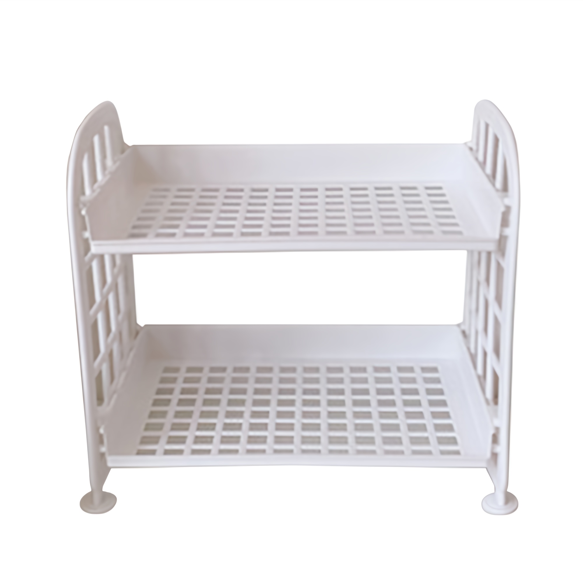 더플로우 홈플로우 귀여운 데스크 2단 그물 미니 선반 수납장, 현재가 2,300원
