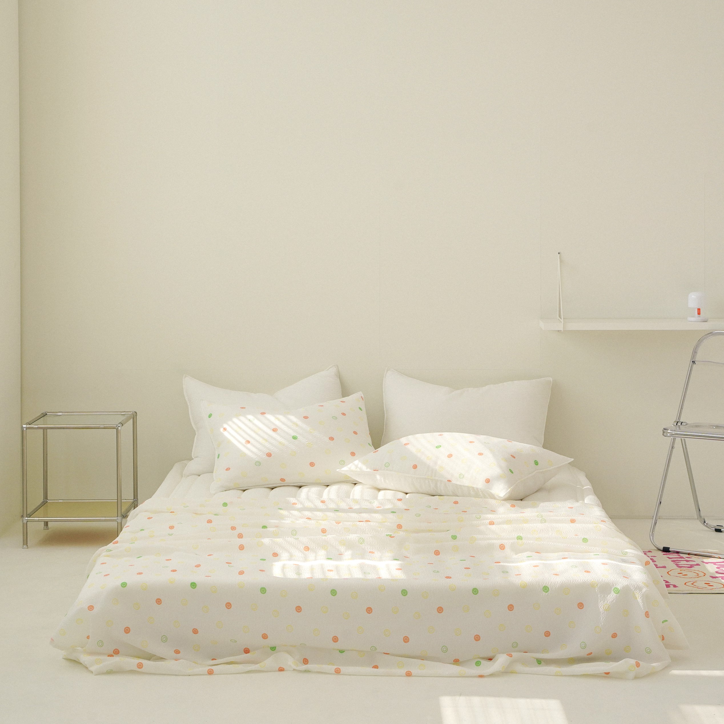 노컨셉 홀리데이 프린트 시어서커 여름 홑이불 침구세트 13,340원