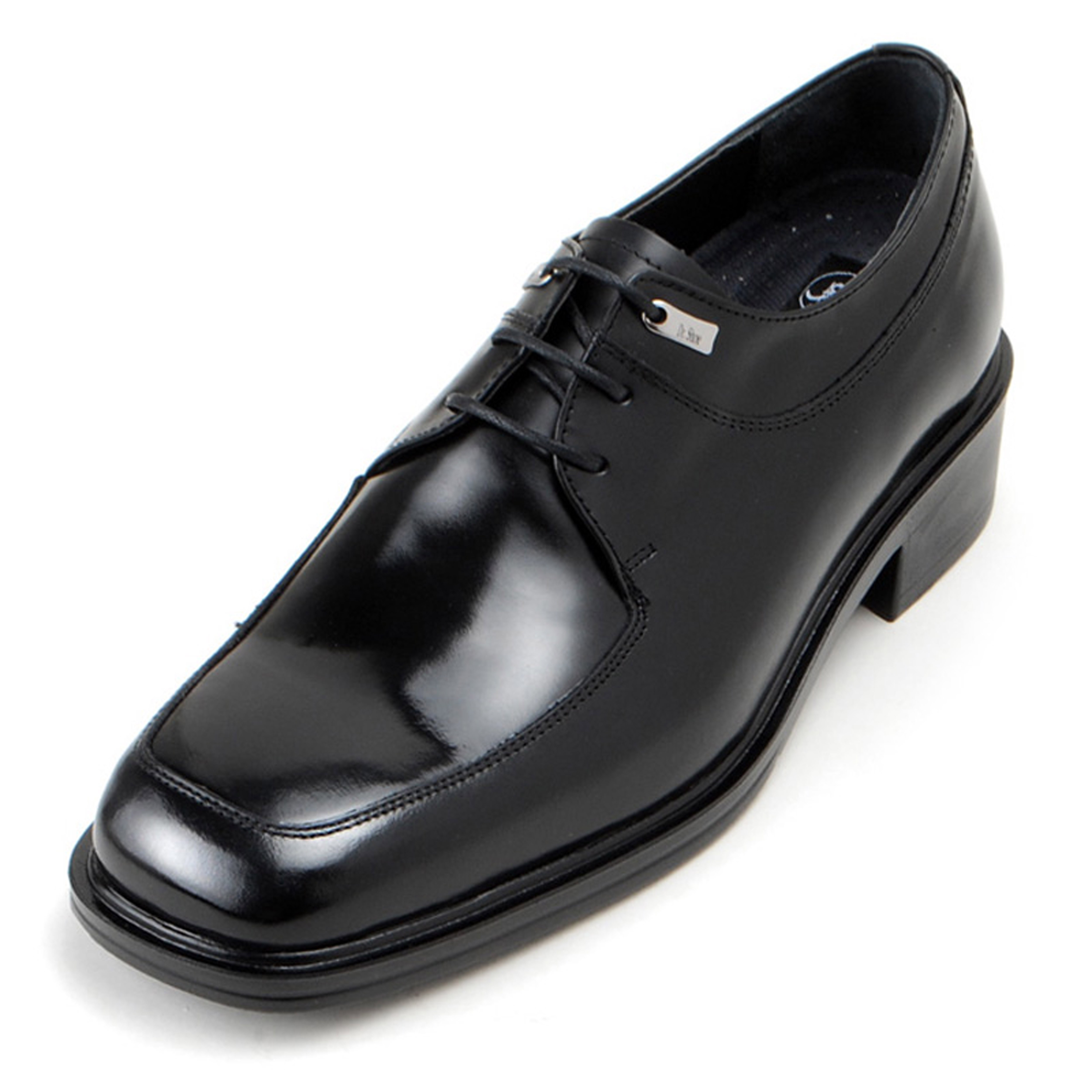 6cm 키높이구두 천연면피소가죽+에어쿠션 +우레탄솔 부착 국산 남성 수제화 U팁 스퀘어토 더비 정장 신사화 KDH706070K 구두마루 91,900원