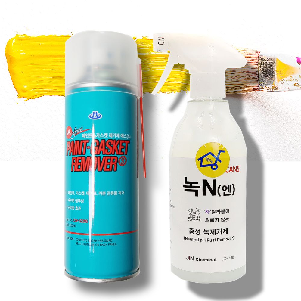집에다드림 페인트 제거제 수성 유성 리무버 자동차 차량 벽 욕실+녹제거제 14,990원