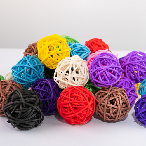 디퓨저 우드 라탄볼 (1개입), 노랑, 1개, 1개입 300원