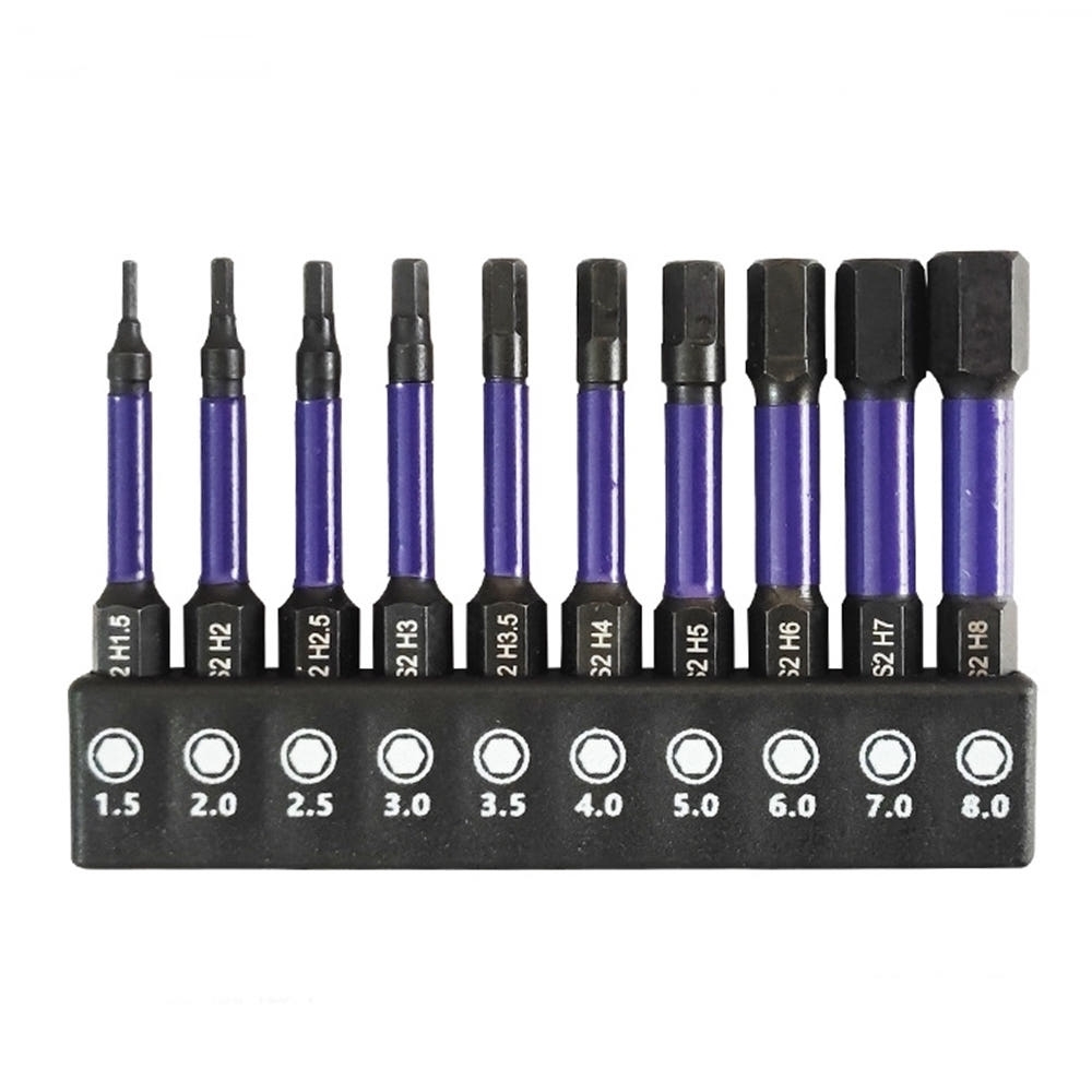 육각렌치비트 세트 전동 드릴 드라이버 비트 1.5-8mm 1/4인치, 1개 9,500원