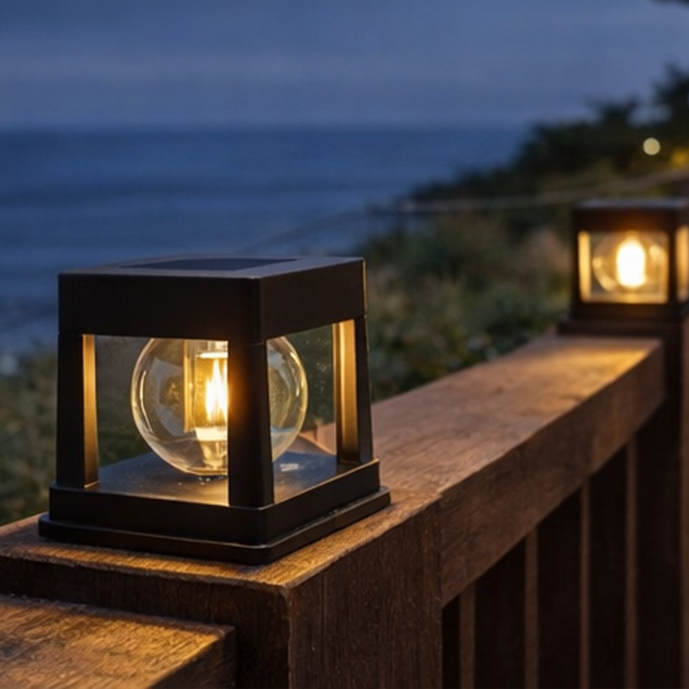 다경이즈 태양광 led야외등 정원등 문주등 데크등 조명 사각구슬등, 태양광 사각구슬등(투명) 10,500원