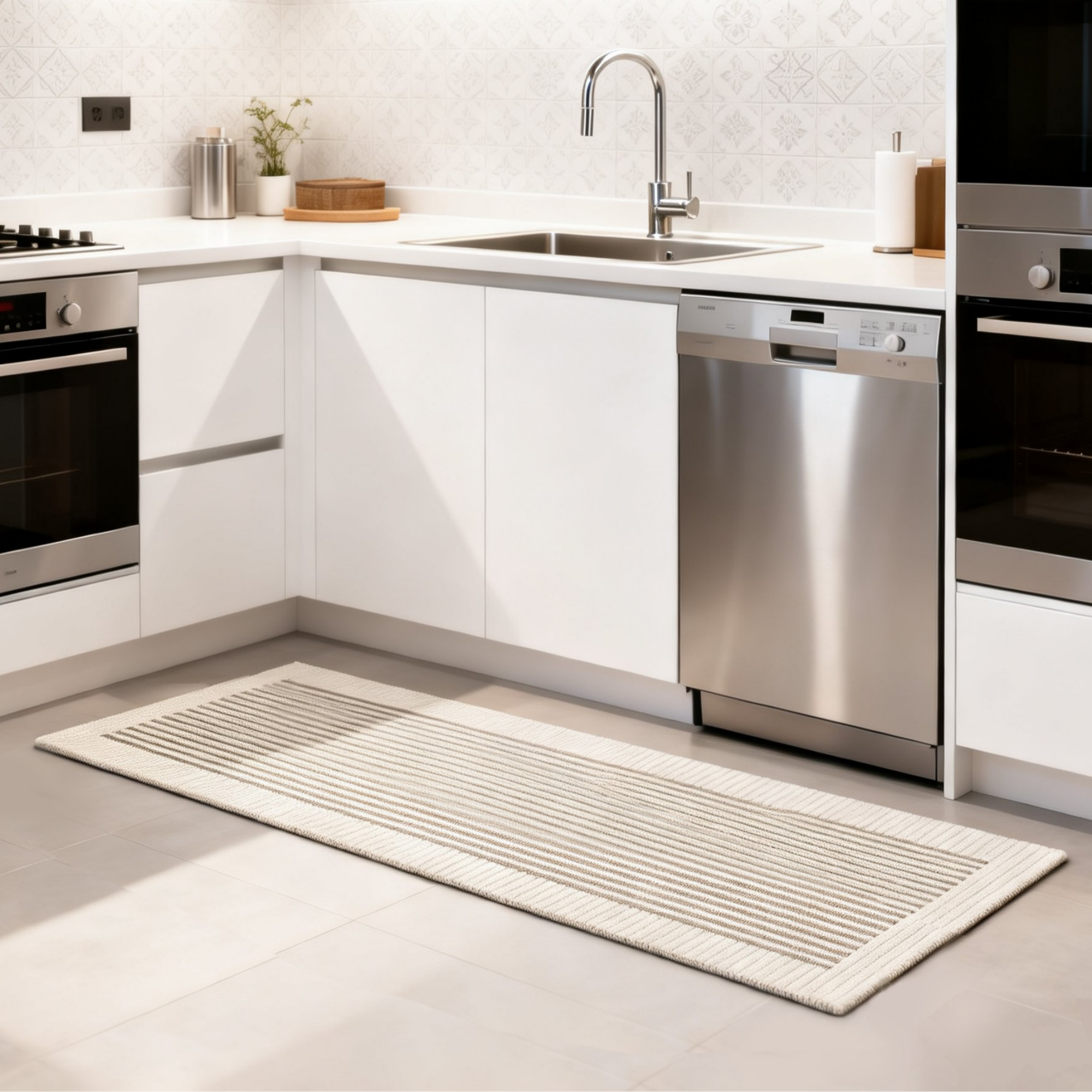 주방매트 규조토 발매트 주방매트특대형 주방 욕실 화장실 현관 공용, 스트라이프 10,100원