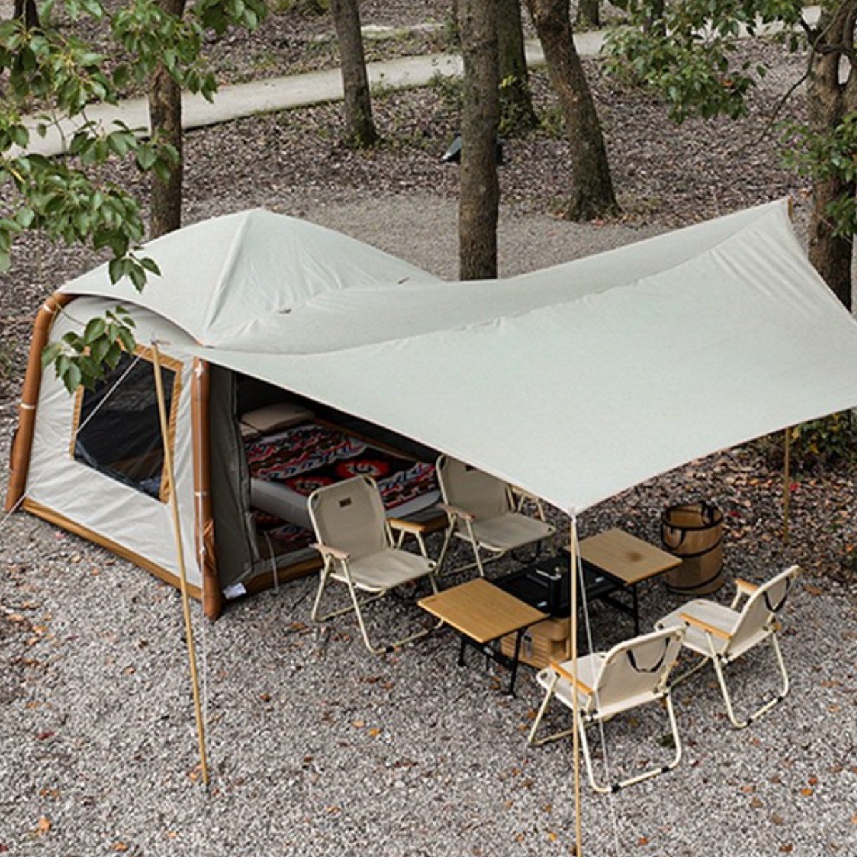 익스플로어 전자동 팽창식 에어텐트 원터치 텐트 3인용 4인용 오토텐트 쉘터 3인텐트 4인텐트 389,000원