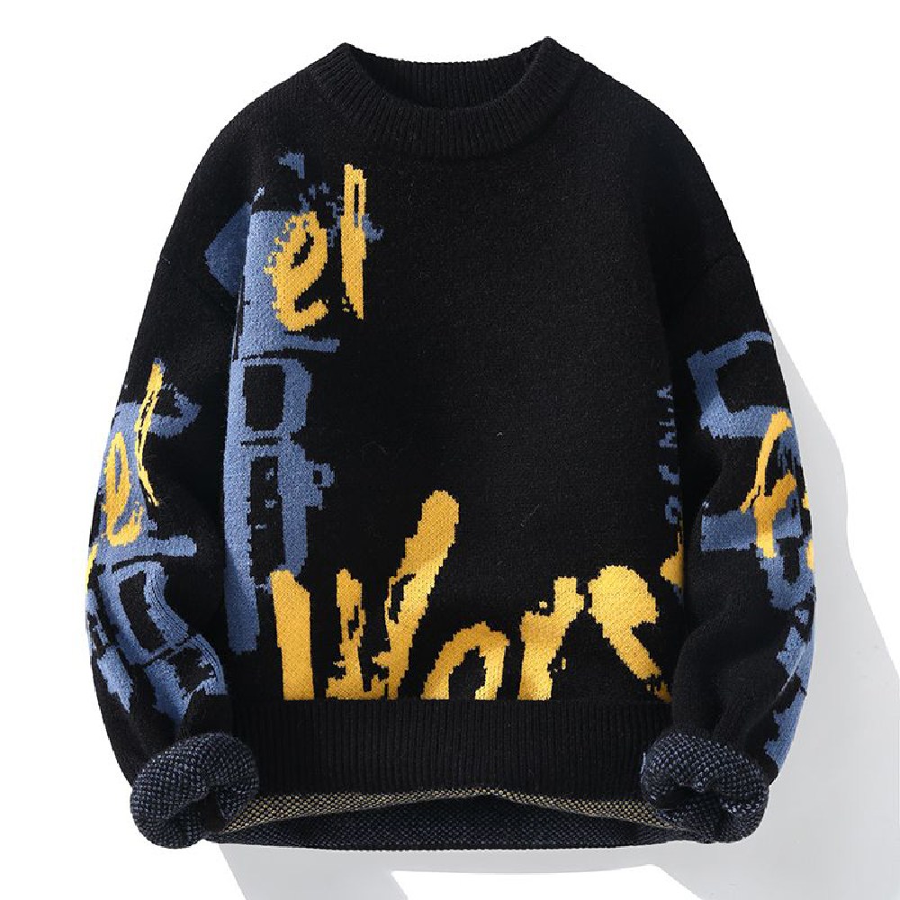 KAQIA 남성 니트 패션 긴팔 라운드 루즈핏 남성스웨터 MR2001 11,500원