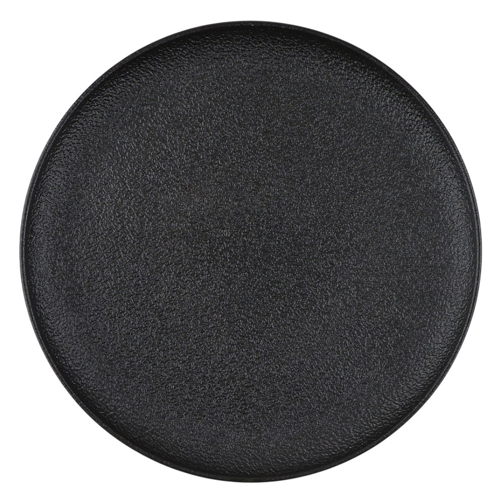 키친왕 파인다이닝 도자기 원형 접시, 1개, 블랙 24,000원