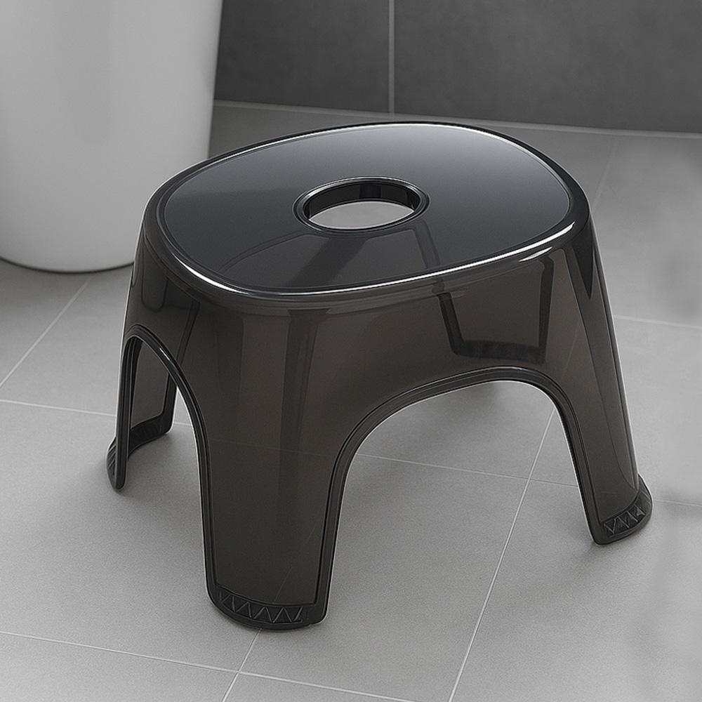 위더스욕실용품 바스 다용도 미끄럼방지 욕실 의자, 블랙 5,990원