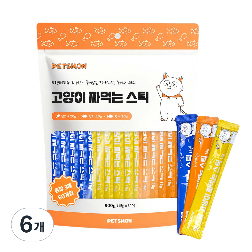 펫츠몬 고양이 짜먹는 스틱 46,340원