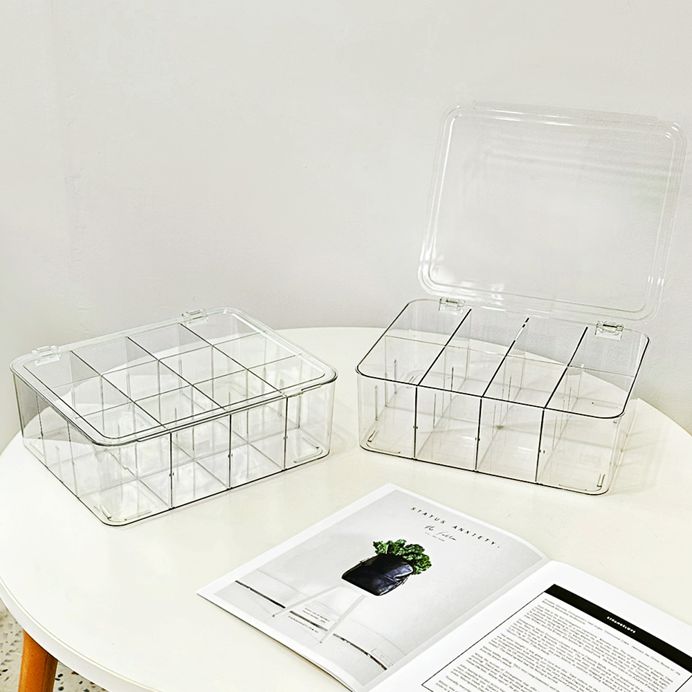 투명 정리함 포토카드 보관함 문구 소품 포카 수납함, 1개, 투명 19,700원