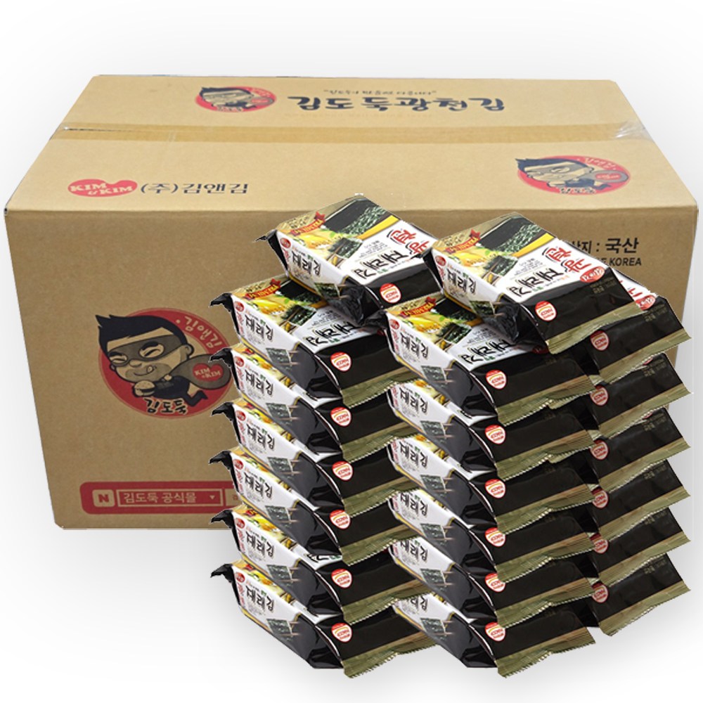 [광천김] 김앤김 재래 도시락김 1박스 29,500원