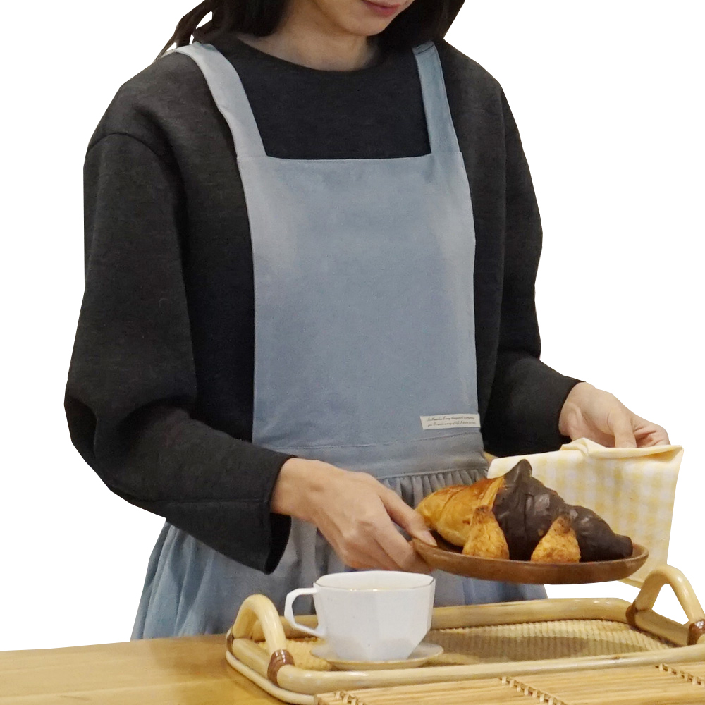 잇츠온 코튼 파스텔 원피스 앞치마, 스카이, 1개, 현재가 8,700원