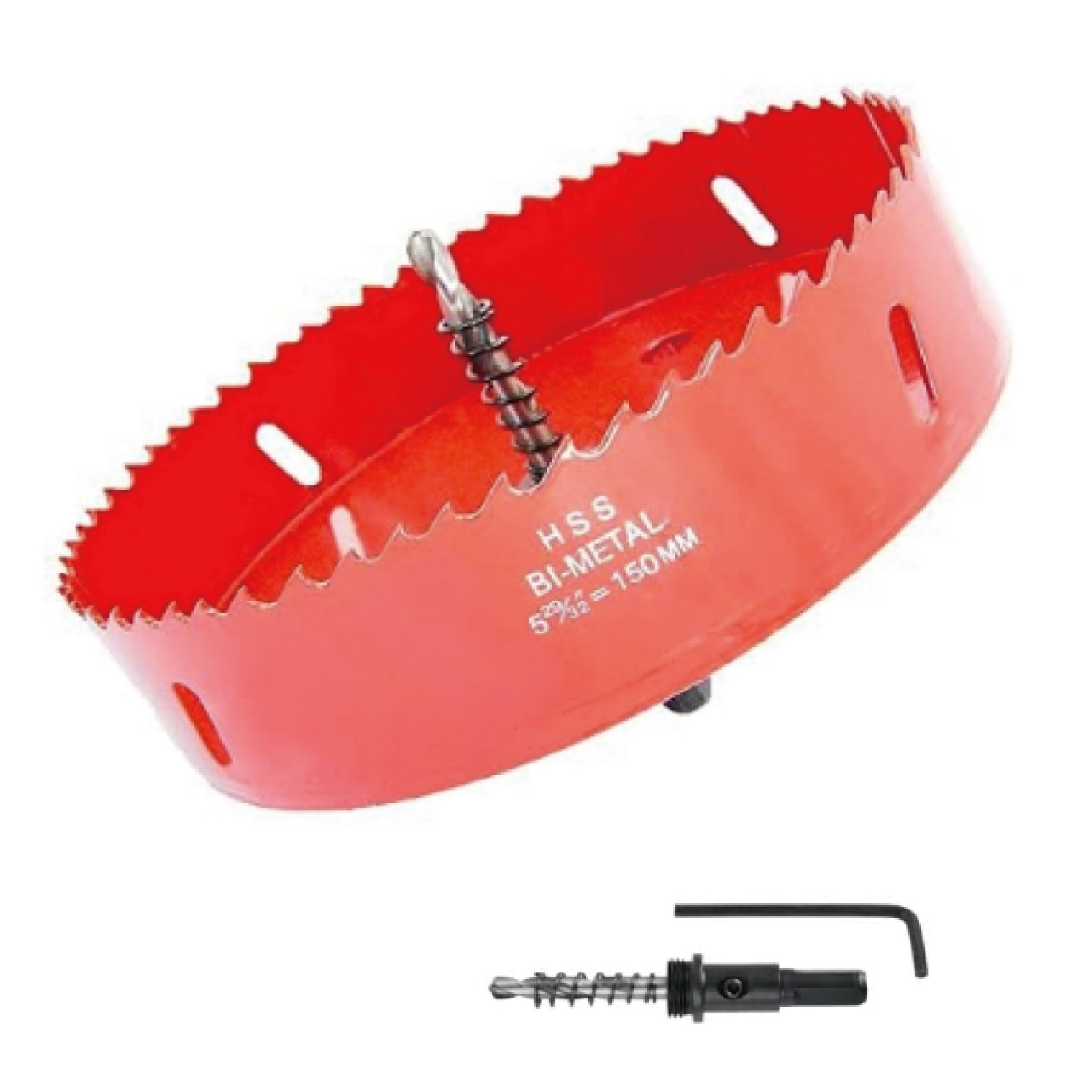 망고테크 HSS 바이메탈 홀쏘 150mm 아바포함 원형 목공용 컷팅 목재 얇은 철판 석고 pvc 플라스틱 금속 목공 홀소 홀커터 홀컷터 홀캇타, 1개 23,600원