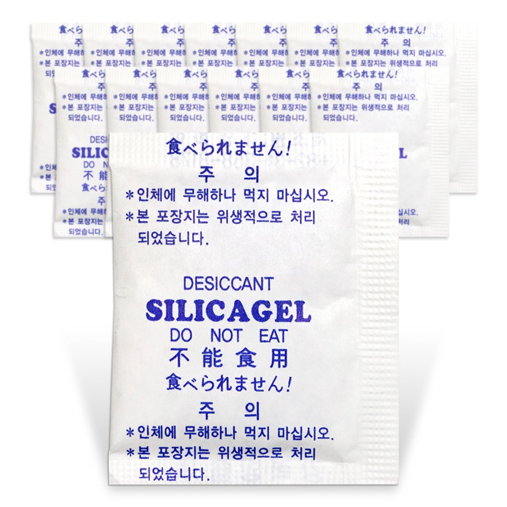 실리카겔 제습제 습기제거제 (특수종이 내유지) 식품용제습제 19,200원