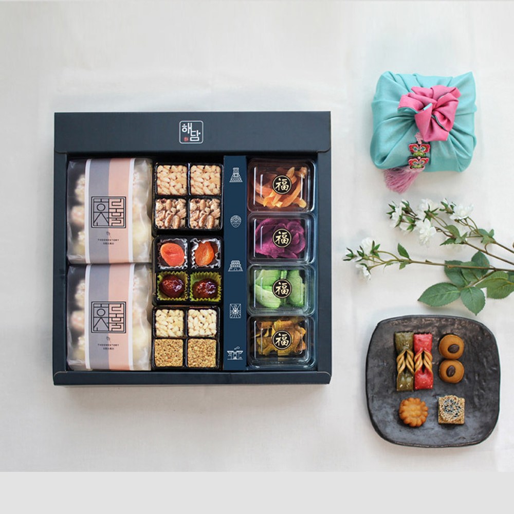 전통한과 프리미엄 2단구성 찹쌀 궁중 한과 추석 선물세트 31,400원