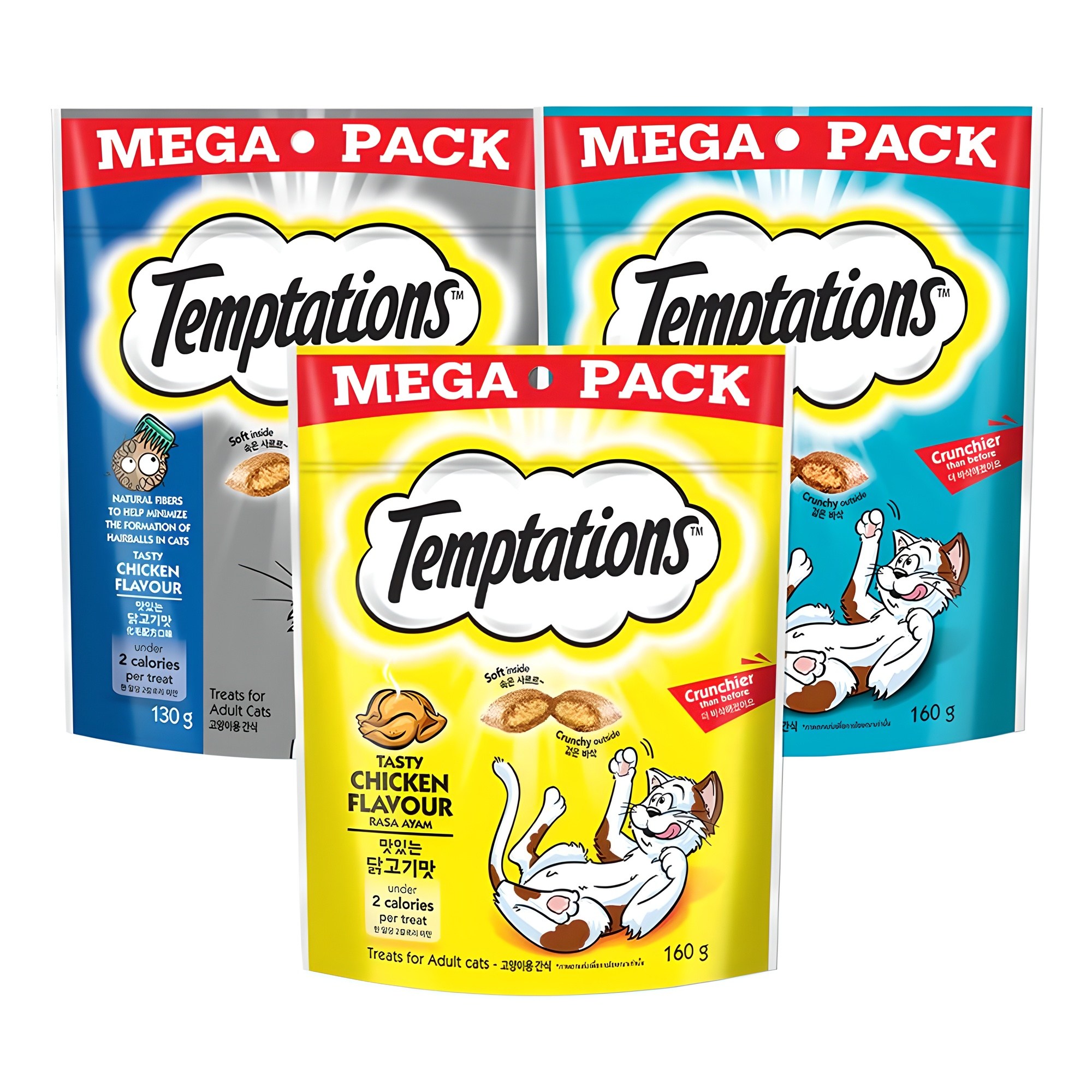 템테이션 고양이 메가팩 스낵 3종 세트 18,220원