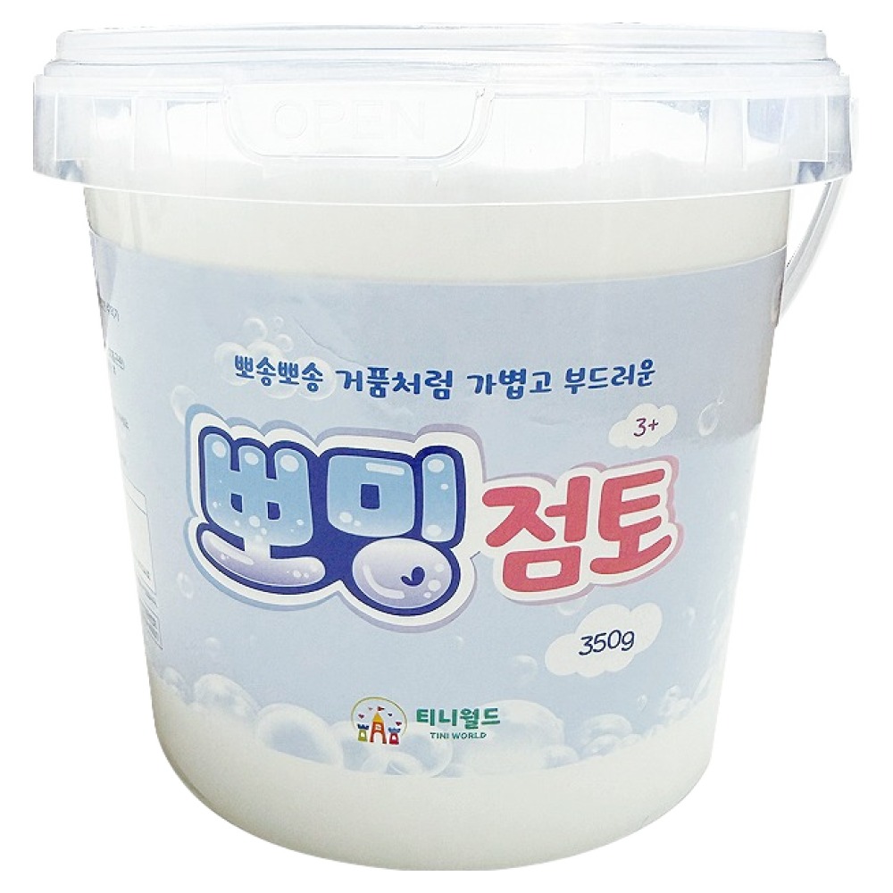 티니월드 뽀밍점토, 흰색, 350g, 1개 15,900원