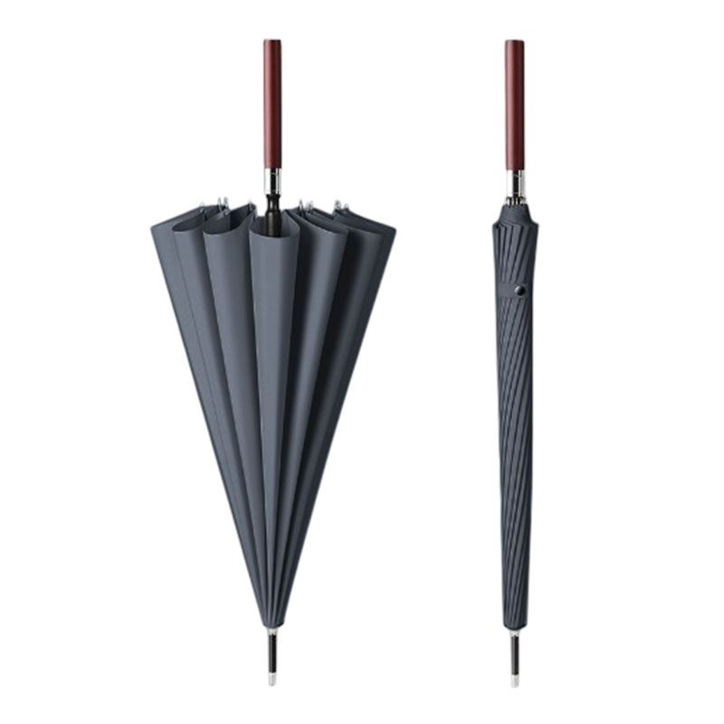 일상가 16K 강풍 태풍 바람에강한 튼튼한 고급형 자동 대형 원목손잡이 장우산 23,900원