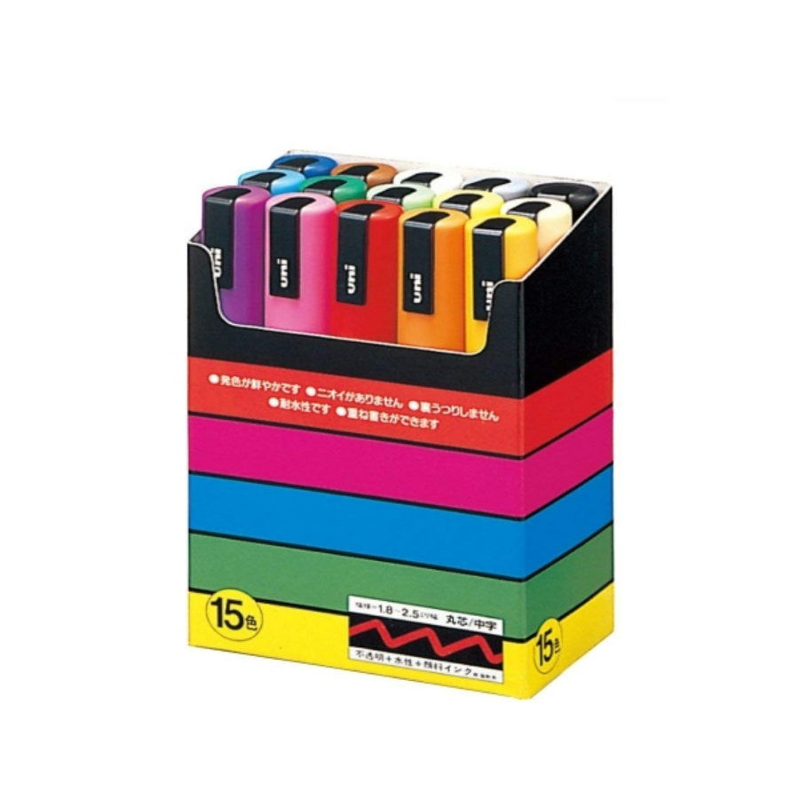 미쯔비시 포스카 마카세트 5M 15색 PC5M15C 마카펜 POP 48,500원