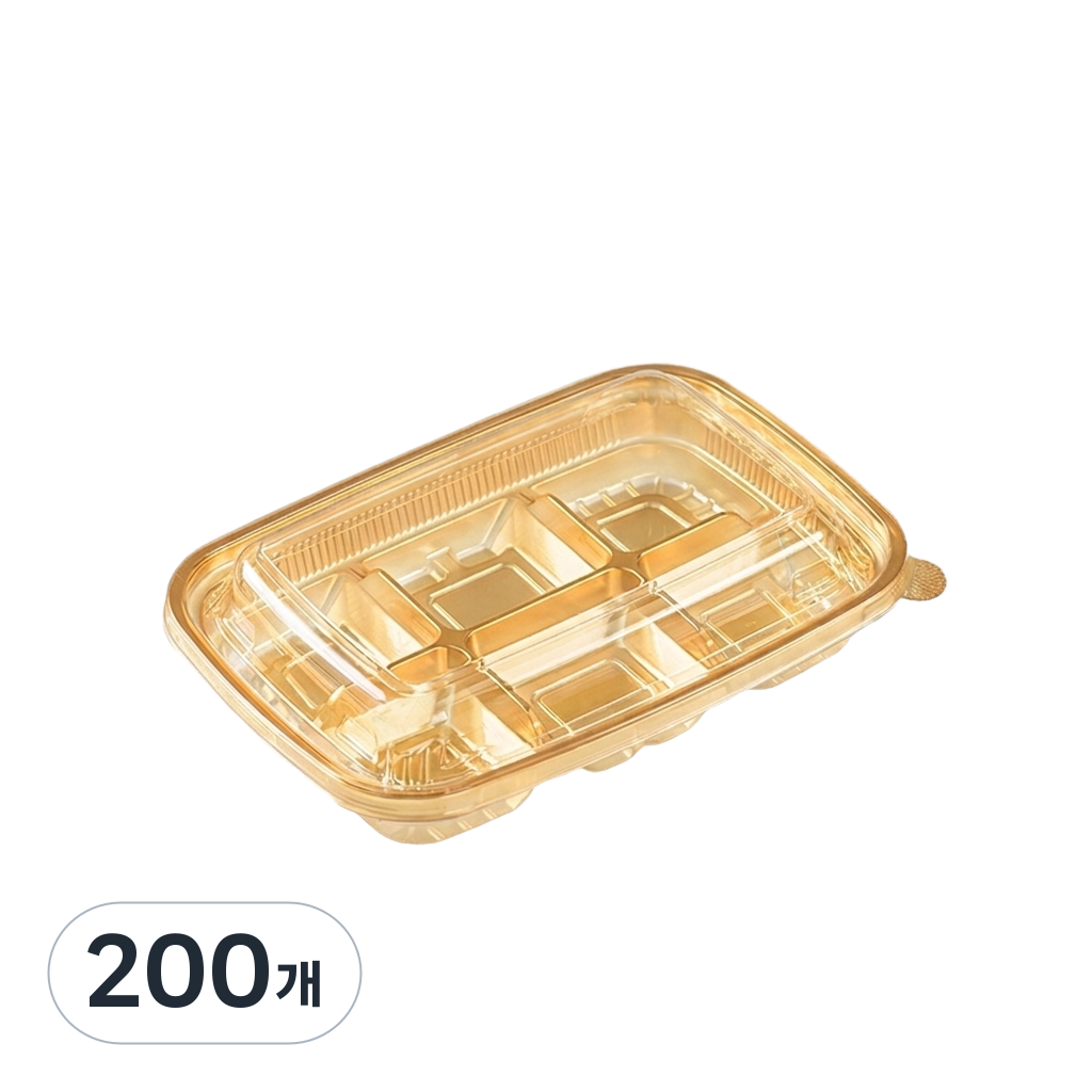 키친코디 두쫀쿠용기 직사각 6구 화과자 월병 모찌떡 케이스, 200개, 직사각6구 136,800원