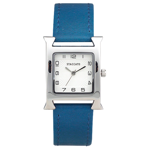 스타카토 사각 여자 손목 시계, 여성 아나로그 가죽 시계, ST-583 17,900원