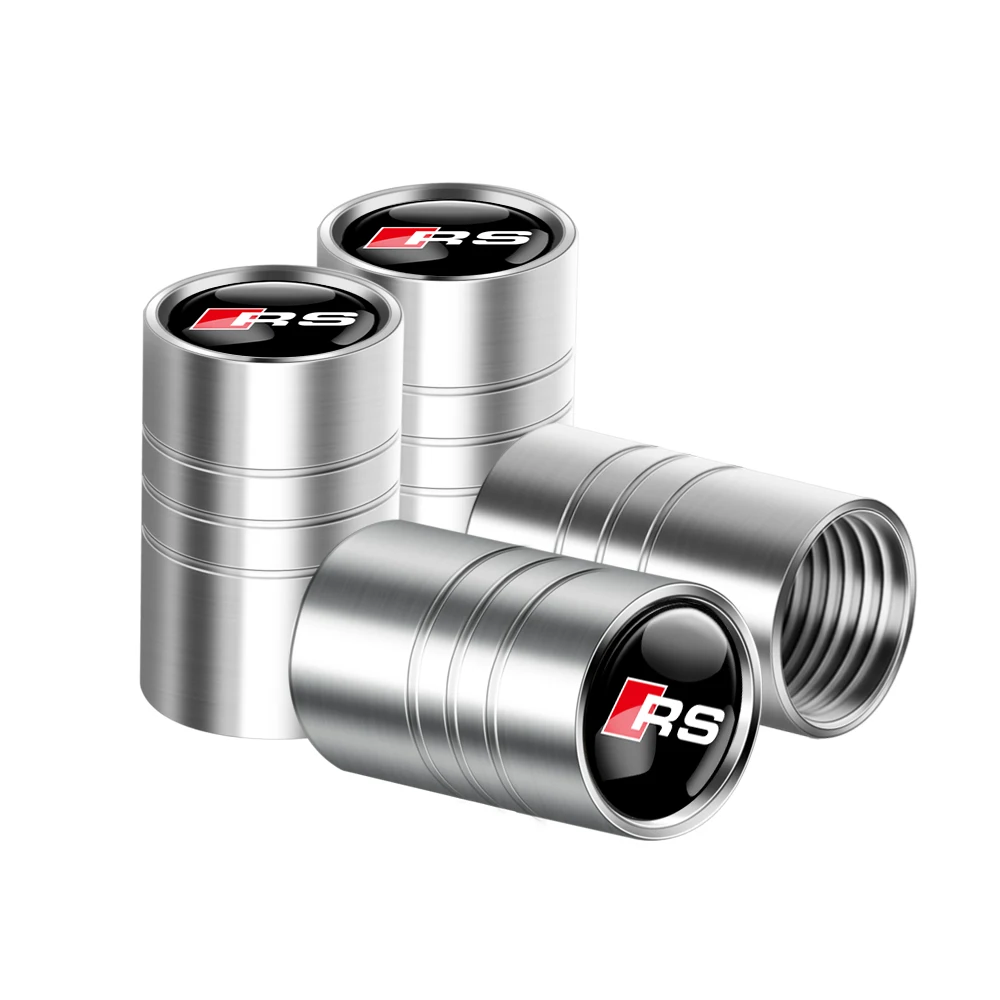 4Pcs 3D 알루미늄 합금 자동차 바퀴 타이어 공기 밸브 먼지 캡 림 액세서리 아우디 Sline A1 A2 A3 A4 A4L 7,200원