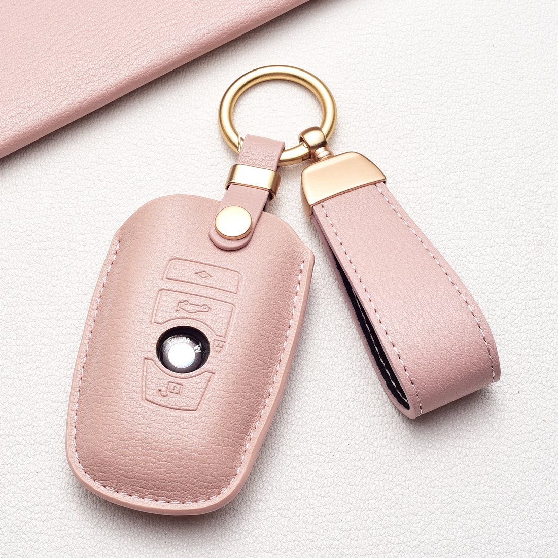 BMW 차 키 커버 스웨이드 소재  고급스럽고 방청 방마모 전 시리즈 호환(1/2/3/4/5/6/7/8/X/M 시리즈) 19,900원