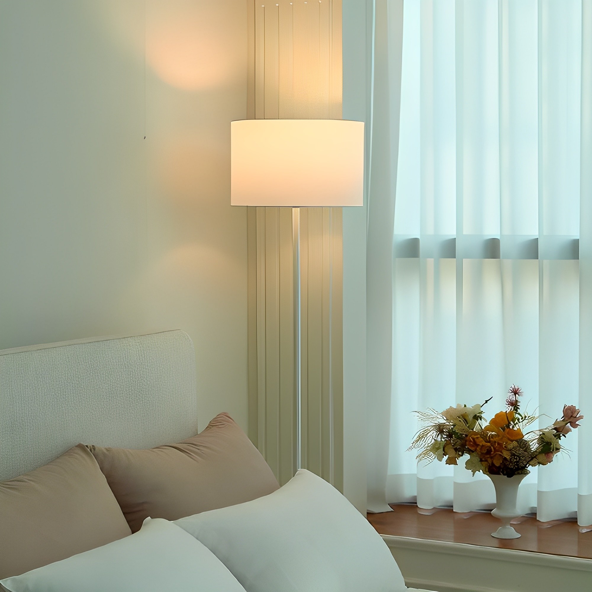 코멧 플레인 플로어 인테리어 장스탠드 + LED 전구 세트 29,990원