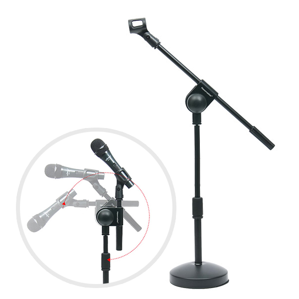 ZIO-BIZ T자형 탁상용 마이크스탠드 프리미엄 / 단상용 책상용 마이크거치대 마이크받침대 마이크대 마이크걸이 마이크암 마이크홀더 마이크장비 악기용품 음향용품 마이크스텐드 16,800원
