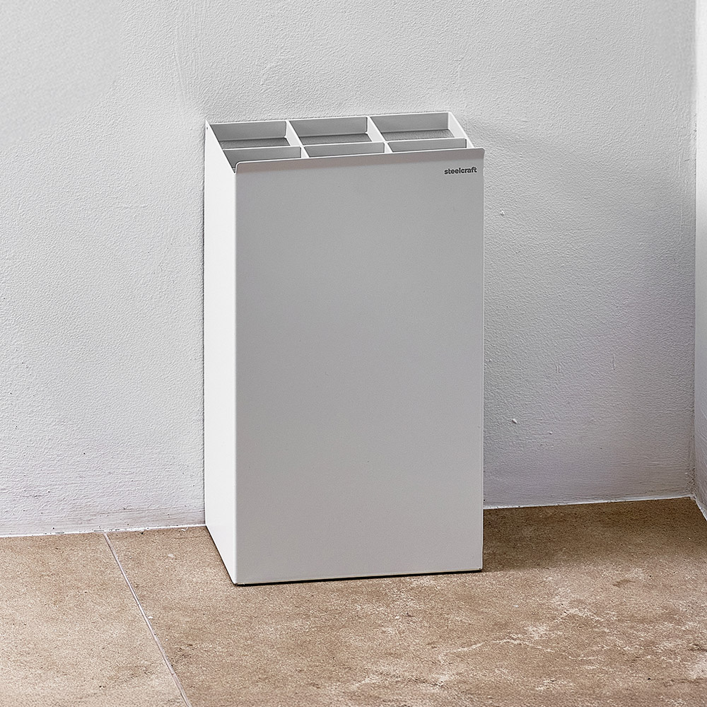 스틸크래프트 스텐드형 우산꽂이 6구, 화이트, 1개 28,380원