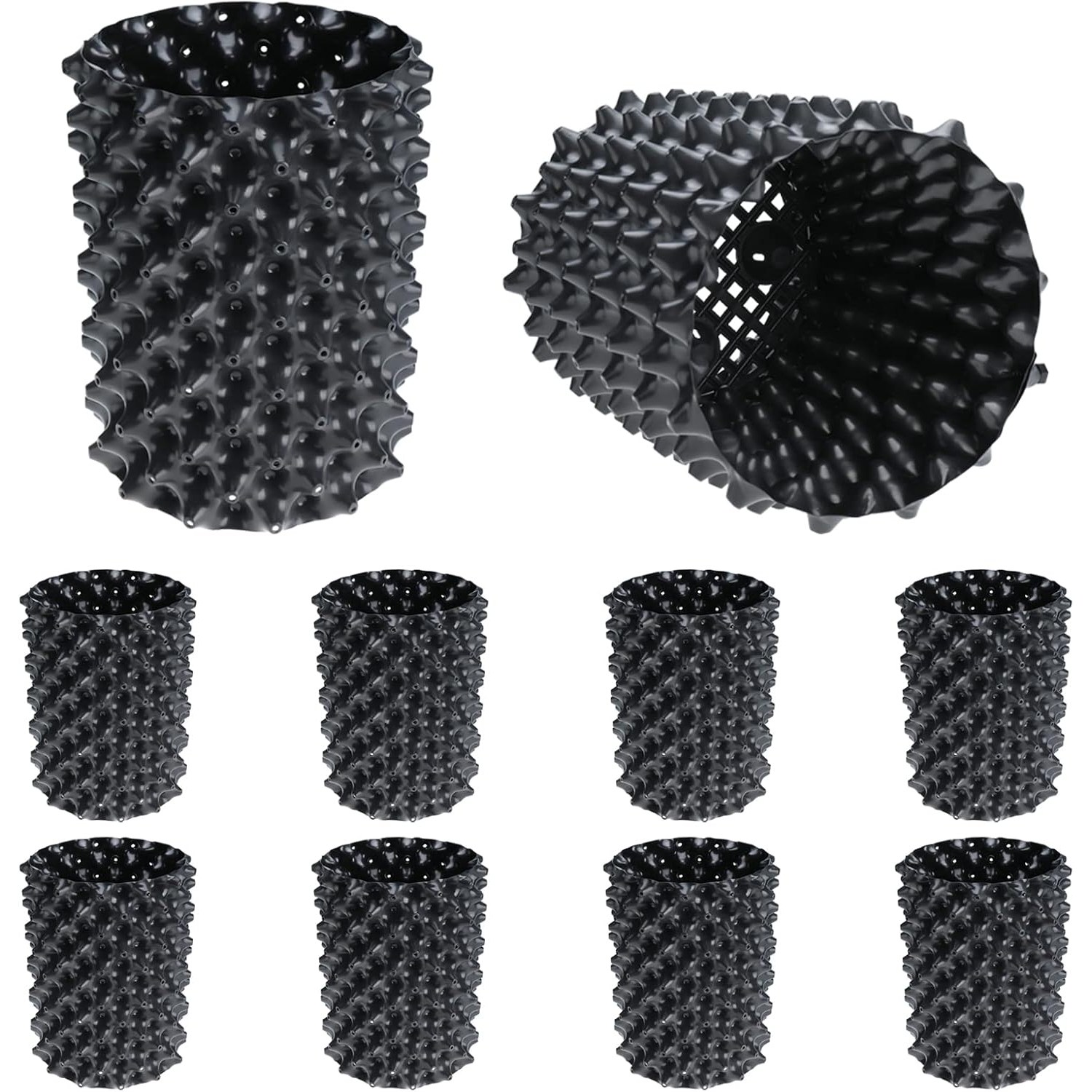 Kismetic 대형 롤 매직화분 블루베리화분 뾰족 슬릿 플라스틱 텃밭 토분 저면관수 분재 과수원 나무 분갈이 플분, 블랙, 1개 51,990원