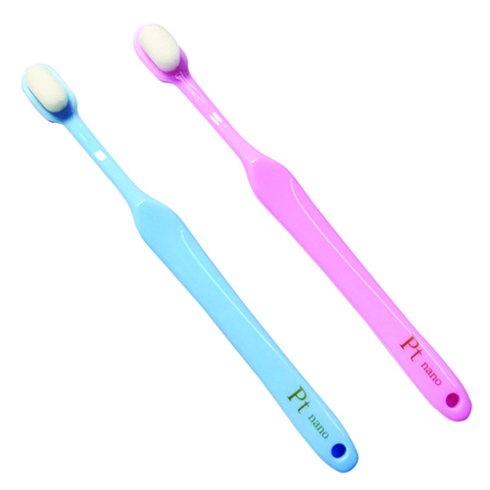 [일본직수입] 백금 향균칫솔 치석 구취제거 반려견 양치용품 치약없이 물만 묻혀 사용하는 프리미엄 칫솔, 미세모중견용 공용칫솔(블루), 1개 24,900원