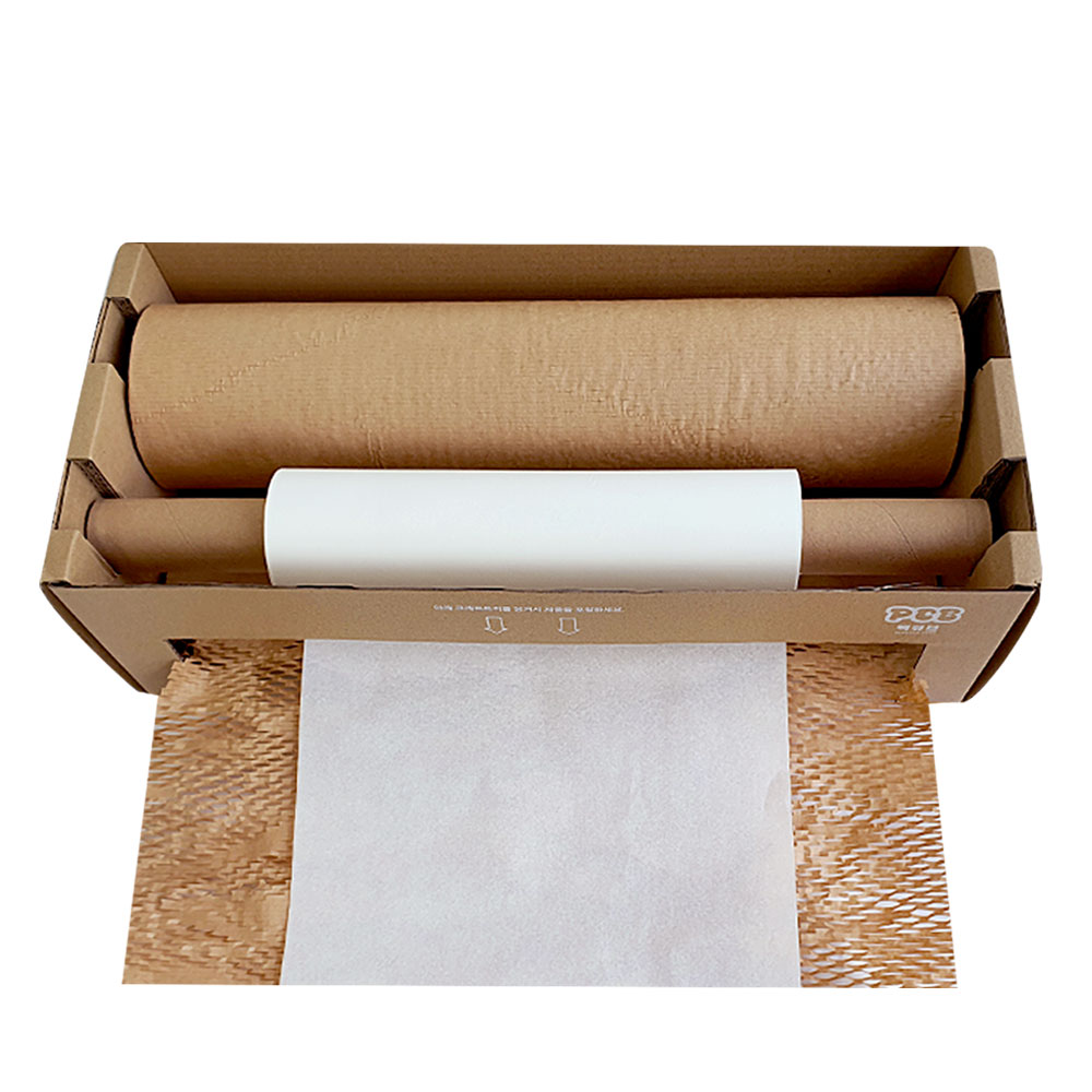 팩큐브 크라프트 포장재 종이 에어캡 완충재 뽁뽁이 포장지 완충제 26,500원