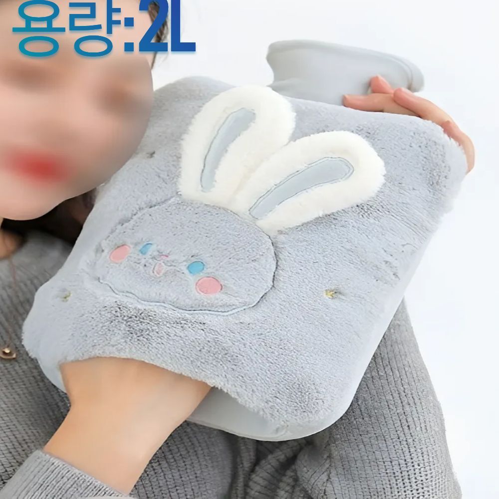 하모니 오래가는 보온 물주머니 쿠션 주머니형 찜질팩 커버포함 2세트 2L, 2세트, 그레이, 핑크 26,500원