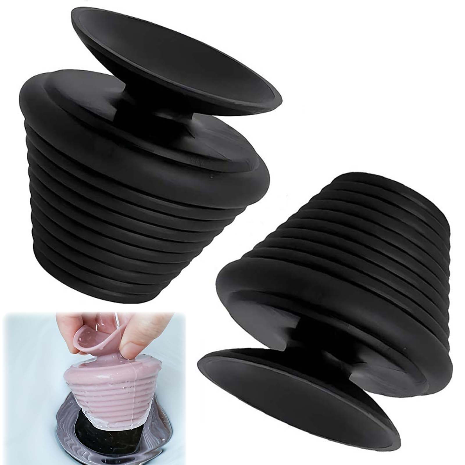 [루이] 세면대 배수구 고무마개 세트 (욕실 싱크대 오버플로우 캡), 2개 12,900원