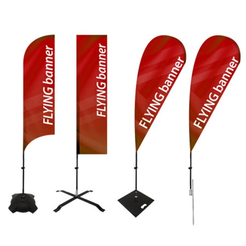 플라잉배너 소형 윈드배너 서핑배너 대형배너, F형 거치대, 픽스크로스 48,000원