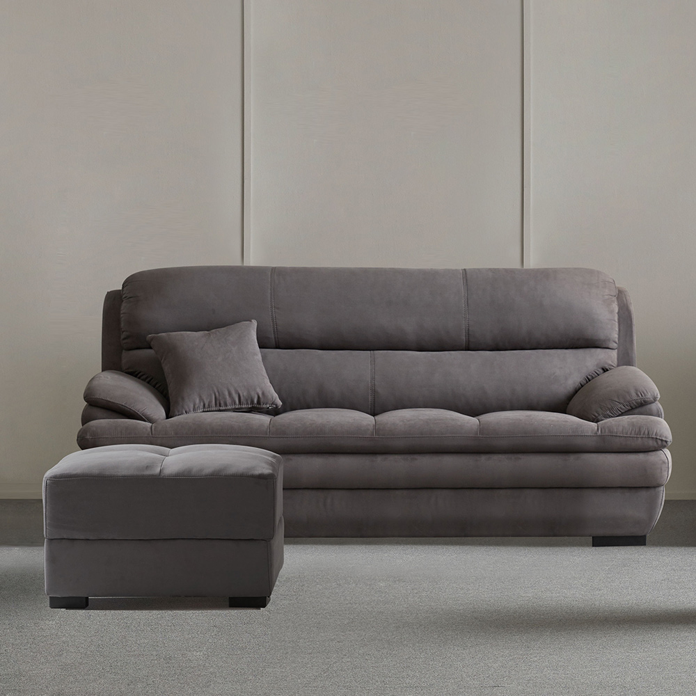 까르엠가구 올리브 아쿠아텍스 패브릭 3인용 소파 방문설치, 다크그레이 349,000원