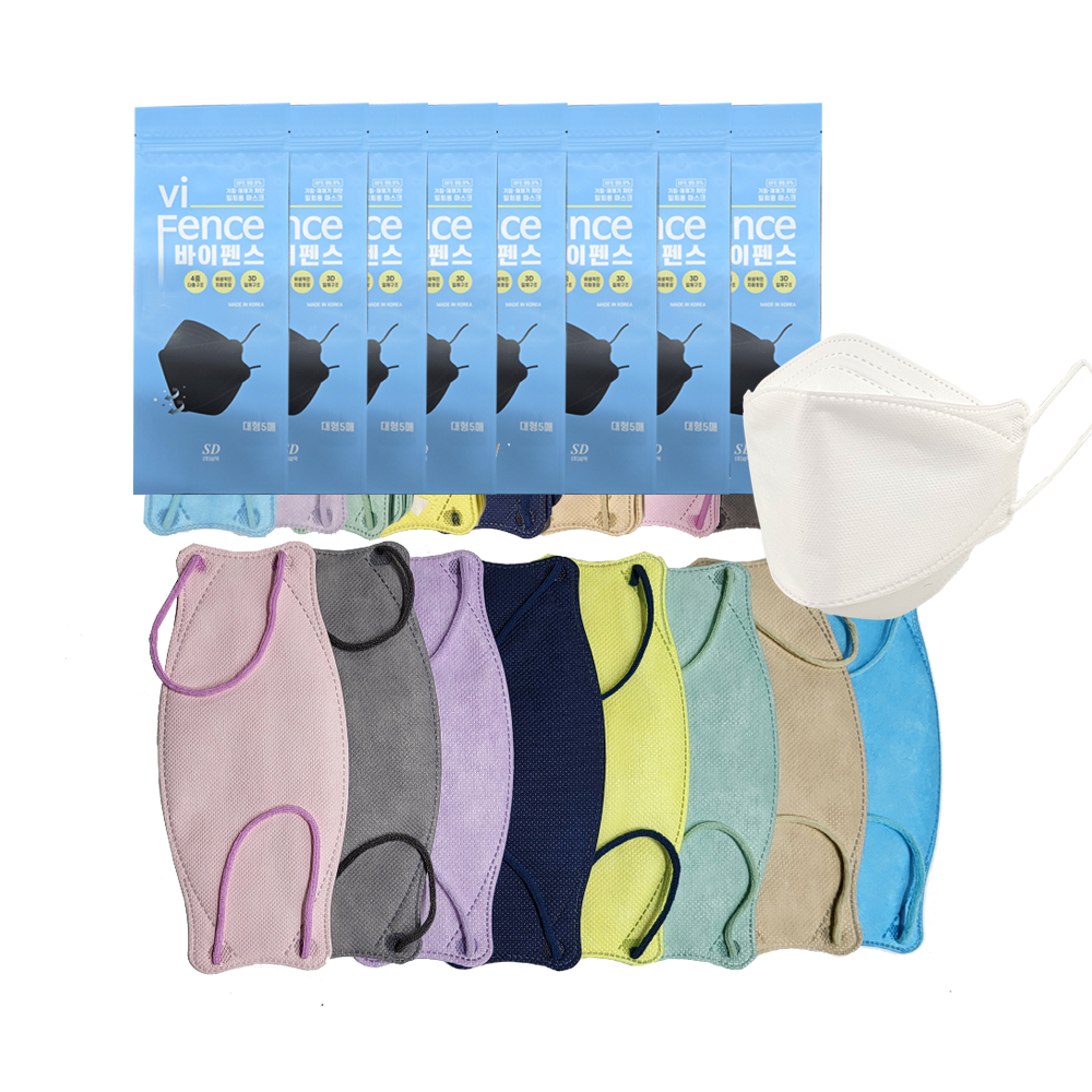 혜원클린 바이펜스 컬러 마스크 대형 50매, 100매 13,800원