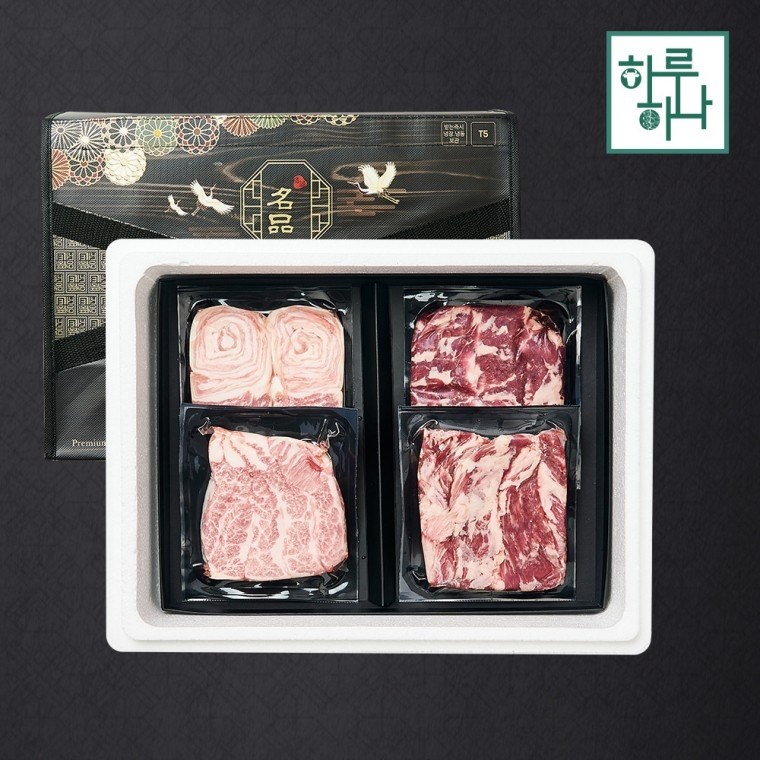 이베리코 베요타 스페인 흑돼지 선물세트 800g (갈+갈+항+황) 77,700원