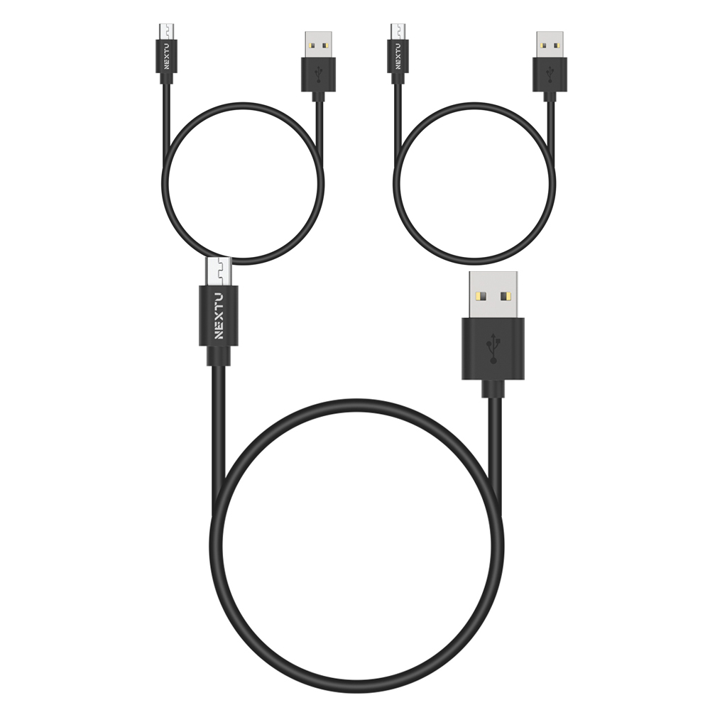 넥스트유 USB A타입-마이크로 5핀 고속충전 데이터 짧은 숏 케이블 2,040원