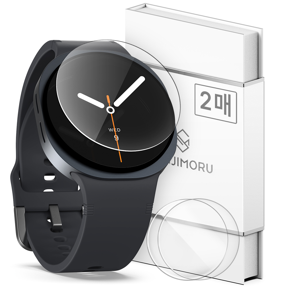신지모루 9H 고강도 풀커버 갤럭시워치 강화유리 액정보호필름 44mm 2p 세트, 단일색상, 1세트 5,730원