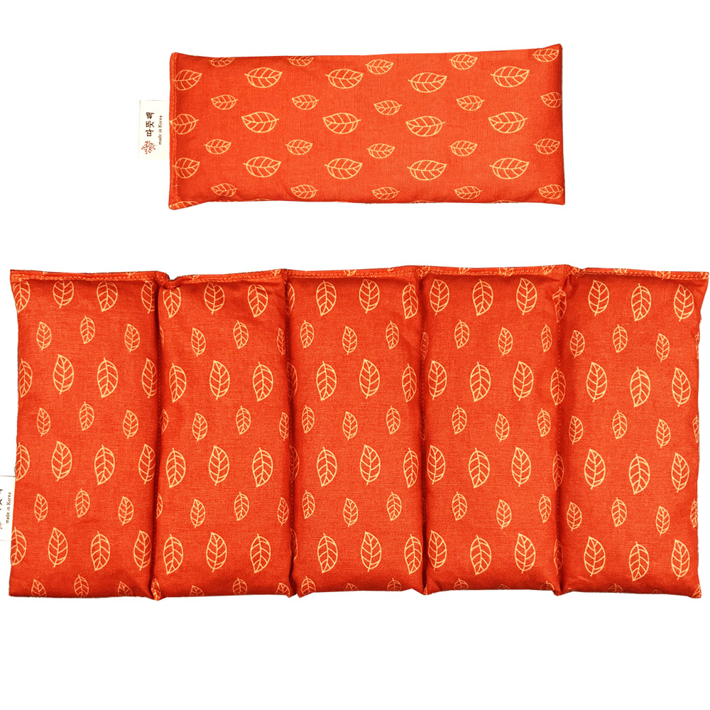 따뜻팩 천연 팥 폴리지 오렌지 대복부 + 눈 찜질팩 세트, 1개 38,100원